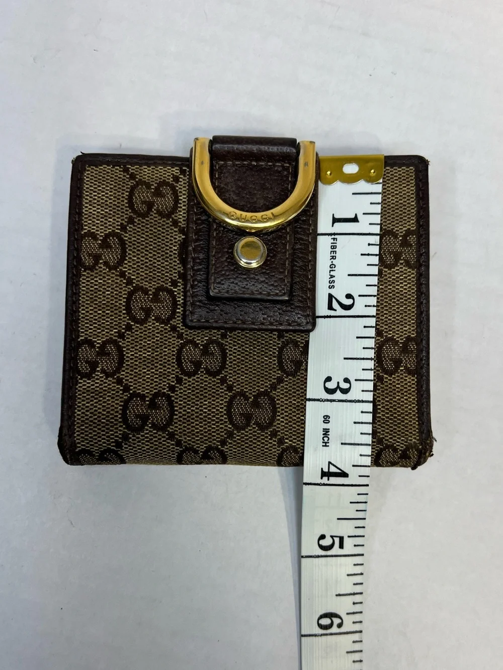 Gucci Abbey D-Ring Compact Wallet